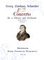 Preview: Schneider, Georg Abraham -  Concerto für 4 Hörner
