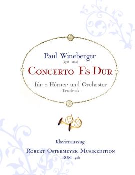 Wineberger, Paul - Concerto Mi b for 2 Horns
