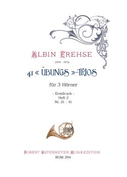 Frehse, Albin - 41 Trios für 3 Hörner - Heft 2