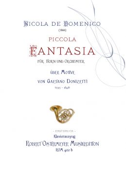 Domenico, Nicola de - Piccola Fantasia for Horn and Orchestra