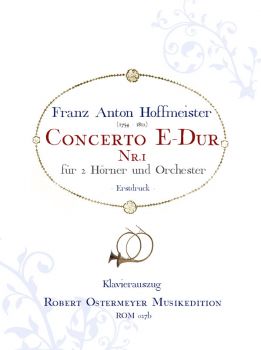Hoffmeister, Franz Anton - Konzert Nr.1 für 2 Hörner E-Dur