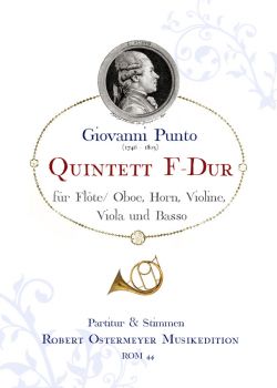 Punto, Giovanni - Quintet F-major for Horn, Flute or Oboe, Violin, Viola and Basso