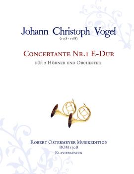 Vogel, Johann Christoph - Concertante Nr.1 E-Dur für 2 Hörner