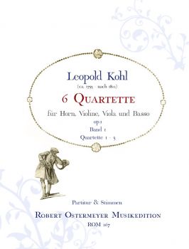 Kohl, Leopold - 6 Quartette op.1 Band 1