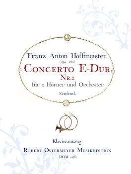 Hoffmeister, Franz Anton - Konzert Nr.2 für 2 Hörner E-Dur