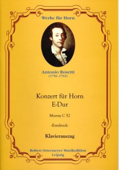 Rosetti, Antonio - RWV C52 Concerto E major for Horn