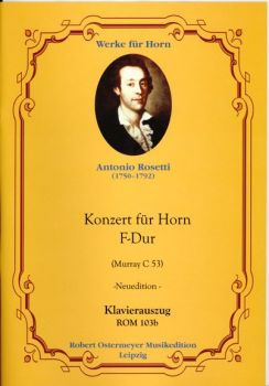 Rosetti, Antonio - RWV C53 Concerto F-Dur für Horn
