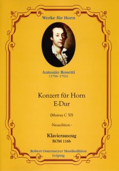 Rosetti, Antonio - RWV C50 Concerto E major for Horn