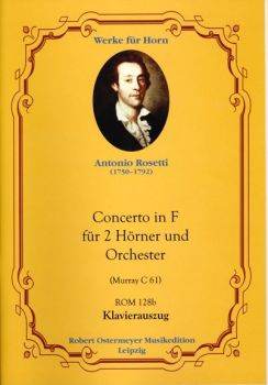 Rosetti, Antonio - RWV C61 Concerto for 2 Horns F major