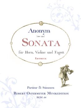 Anonym - Sonata für Horn, Violine und Fagott