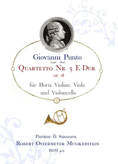 Punto, Giovanni - Quartet No.3 Op.18 E major for Horn, Violin, Viola and Violoncello