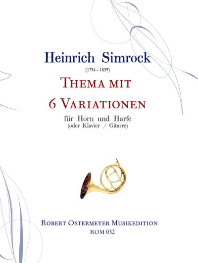 Simrock, Heinrich - Thema and 6 Variation