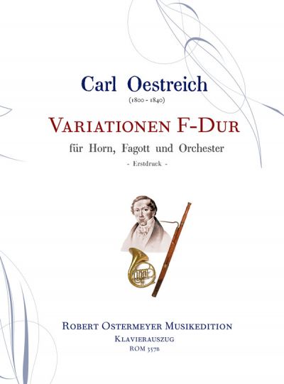 Oestreich, Carl - Variationen F-Dur für Horn, Fagott und Orchester