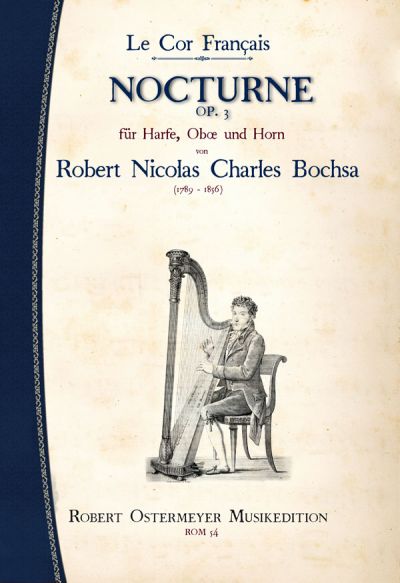 Bochsa, Nicolas-Charles - Nocturne op.3 for Horn, Oboe and Harfe