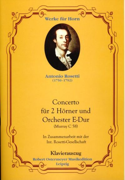Rosetti, Antonio - RWV C58 Konzert für 2 Hörner E-Dur