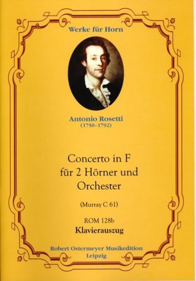 Rosetti, Antonio - RWV C61 Konzert für 2 Hörner F-Dur