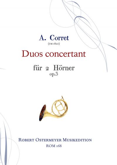 Corret, A.  Duos conc. op.3 for 2 Horns