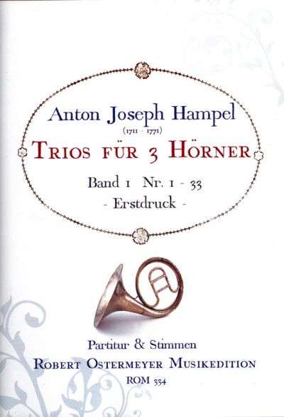 Hampel, Anton - Trios für 3 Hörner, Band 1 Nr. 1 - 33